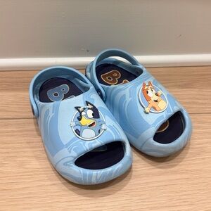 Bluey Toddler Slides in Blue size 10